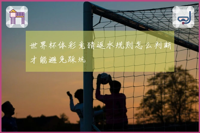 世界杯体彩竞猜返水规则怎么判断才能避免踩坑